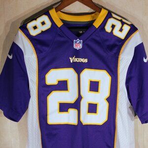 NFL On Field  #28 Peterson Minnesota Vikings Jersey  - Size S